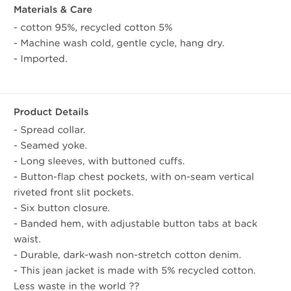 OLD NAVY DENIUM JACKET - Picture 4 of 4